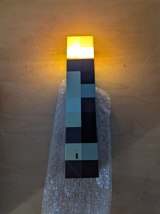 Light-up Wall Torch - USB Rechargeable Night Lamp - Torch Light with Wall Mount