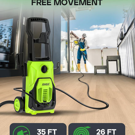 Jowque Electric Pressure Washer 4800 PSI 2.8 GPM, Power Washers Electric Powered