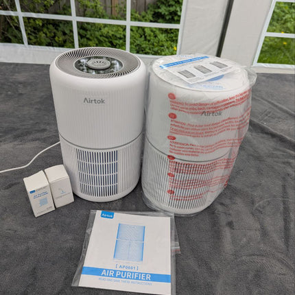 2Pack Air Purifier for Home Bedroom with H13 True HEPA Filter for Smoke, Smokers