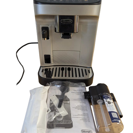De'Longhi Magnifica Evo Automatic Espresso & Cappuccino Machine with LatteCrema, 13 Grind Settings, Silver