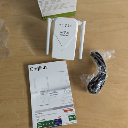 AC750 WiFi Repeater 5GHz WiFi Amplifier Dual Band WiFi Extender Booster Router,