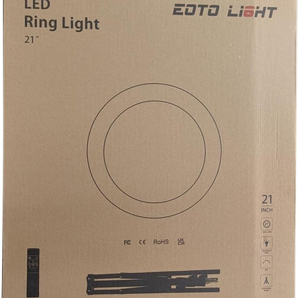 21 inch LED Ring Light with Tripod Stand, Video Ring Light for Selfie Photograph