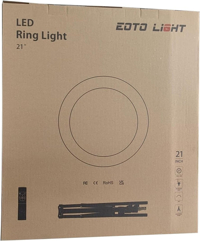21 inch LED Ring Light with Tripod Stand, Video Ring Light for Selfie Photograph