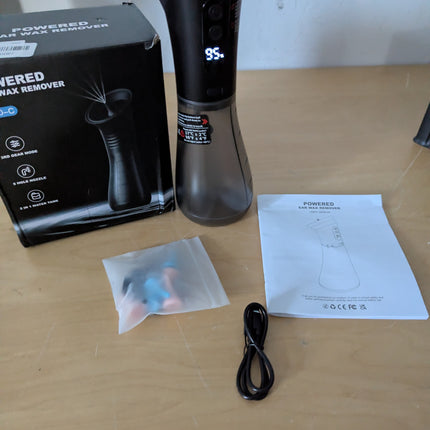 Ear Wax Removal with LED Display, Temodu Electric Ear Cleaner, Rechargeable Earw