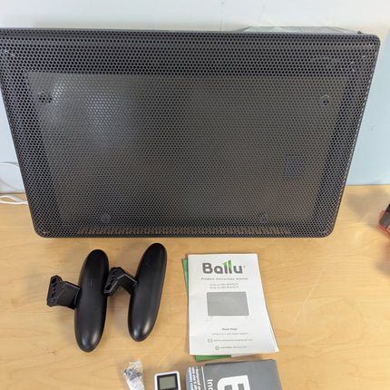 (Black) Ballu Mica Infrared Space Heater Indoor Use,Electric Panel Heater with L