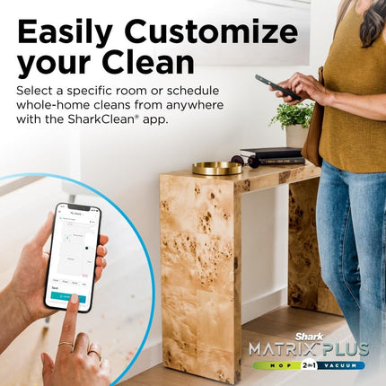 Shark Matrix Plus 2in1 Robot Vacuum & Mop with Sonic Mopping, Matrix Clean, Home