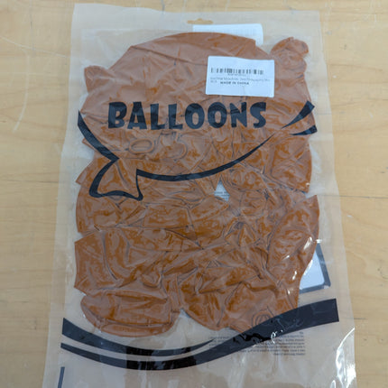 PartyWoo Burnt Orange Balloons 50pcs 12 Inch Terracotta Rust Fall Color Autumn B