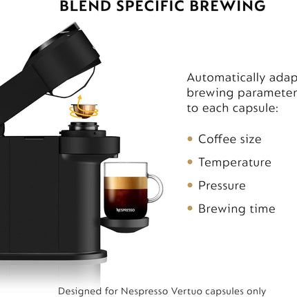 Nespresso Vertuo Next Coffee and Espresso Machine by Breville - Matte Black