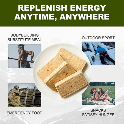 BDH High Energy Bar 36800Kcal Emergency Ration Biscuits Long Shelf-life | 2xLarg