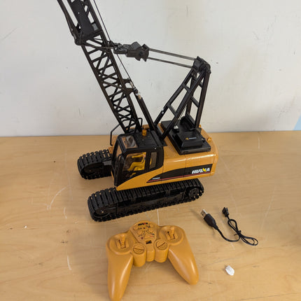 HUINA 572 15CH RC Construction Crane Truck Tower Excavator, 1/14 Scale