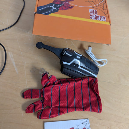 Spider Man Glove Cosplay Launcher Spider String web Shooter Toys for Children