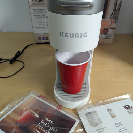 Keurig K-Slim Single Serve K-Cup Pod Coffee Maker, Multistream Technology, 3 Bre
