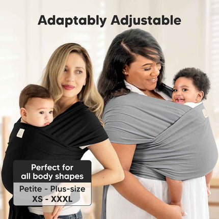 KeaBabies Baby Wrap Carrier - All in 1 Original Baby Carrier Newborn To Toddler