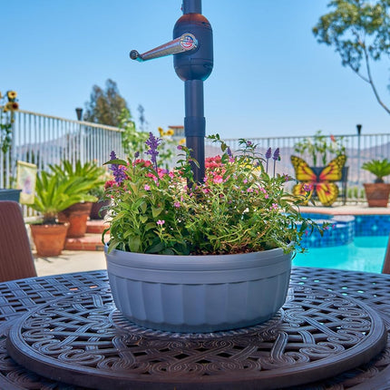 Round Savannah Planter (Grey)