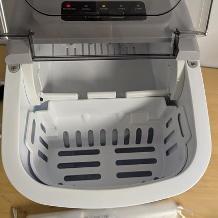 ecozy Portable Ice Maker Countertop, 9 Cubes Ready in 6 Mins, 26.5 lbs in 24 Hou