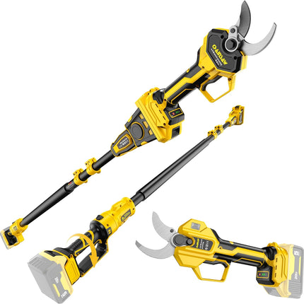 2-in-1 Electric Pole Pruning Shears Cordless Compatibility with DEWALT 20V MAX B