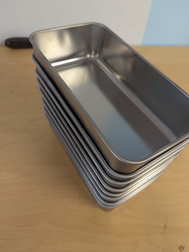 LIANYU 8 Pack 9x5 Inch Loaf Pans for Bread Baking, Stainless Steel Baking Bread