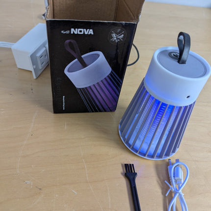 2025 New Mosquito Zapper, 2 in 1 Portable Cordless Camping Lamp, Mute and USB Ch