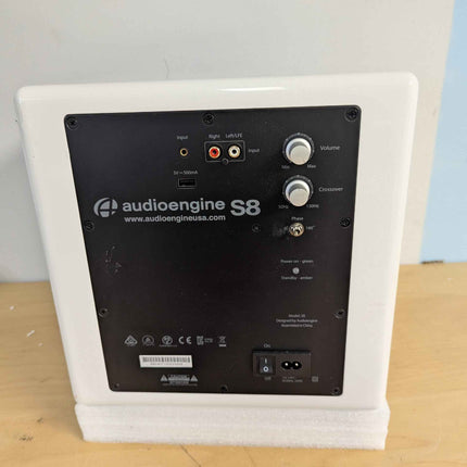 Audioengine S8 Powered Home Subwoofer Speaker - Caisson de Dasses - 250W 8-inch