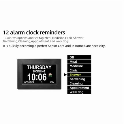 Memwake Digital Clock with Date,Multiple Display Modes,Auto Brightness, Multiple