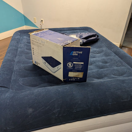 Active Era Luxury Air Mattress with Built-in Electric Pump & Raised Pillow