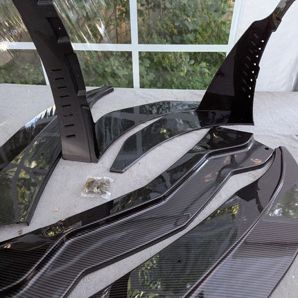 NOPOCA Front Bumper Lip Fit for 2014-2019 Chevy Corvette C7 Z06 & Grand Sport Sp