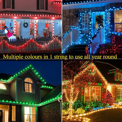 Joomer Christmas String Lights, 65FT 100 LED C9 Color Changing RGB Xmas Tree Lig
