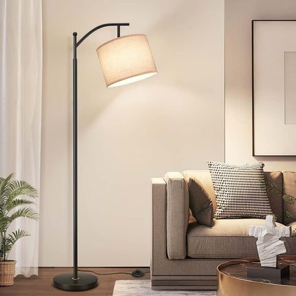 OUTON Arc Floor Lamp, 3 Color Temperatures Modern Floor Lamps, Adjustable Tall S