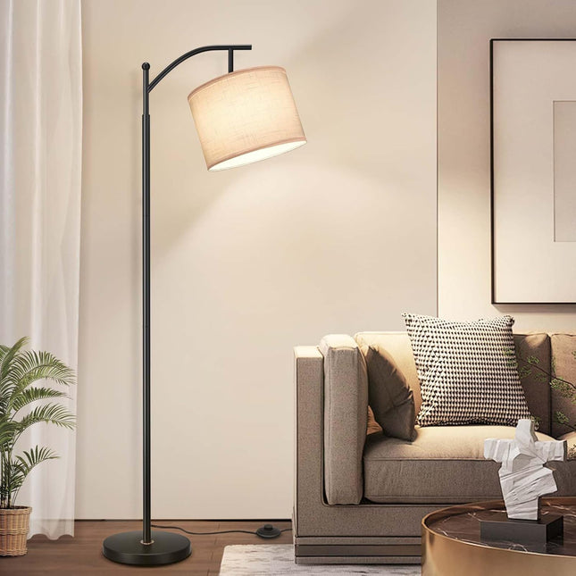OUTON Arc Floor Lamp, 3 Color Temperatures Modern Floor Lamps, Adjustable Tall S