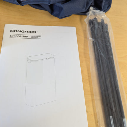 SONGMICS Laundry Hamper with Lid, Large Laundry Basket, 23.8 Gallons (90L), Remo