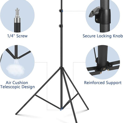 13ft Heavy Duty Light Stand Photography, Sdfghj Air Cushioned 13'/160inch/400cm