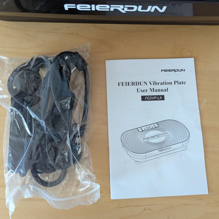 FEIERDUN Vibration Plate Exercise Machine, Vibration Plate for Lymphatic Drainag