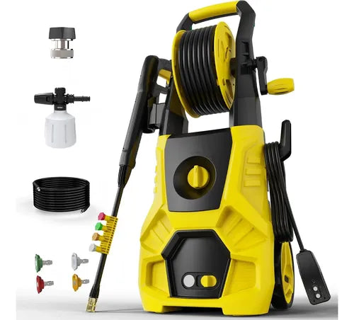 Electric Pressure Washer 4800 PSI 3.0 GPM High Power Washer with 4 Nozzles, Foam Cannon & 35 ft Cord for Cars