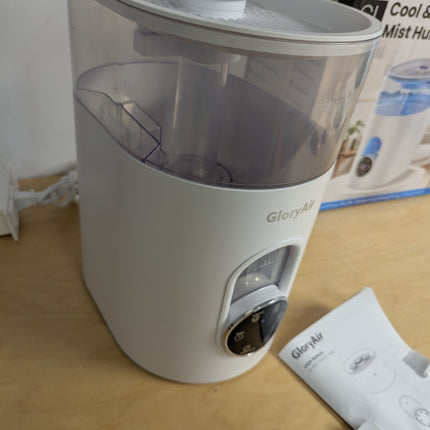 Humidifiers for Bedroom Large Room Home - GloryAir 6L Quiet Top Fill Cool & Warm