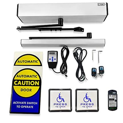 Olideauto 120B Automatic Door Opener for Swing Door with Wired Wireless 2-in-1 S