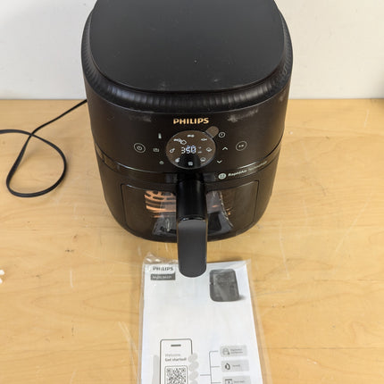 Philips 2000 Series Air Fryer with Window, 6.2L Capacity, 13 Cooking Functions & RapidAir Technology, Black