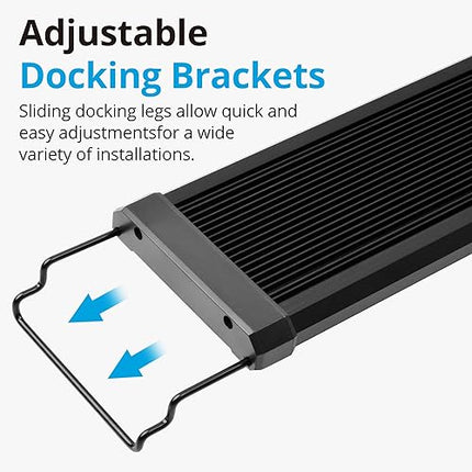 NICREW Saltwater Aquarium Light, Marine LED Fish Tank Light for Coral Reef Tanks