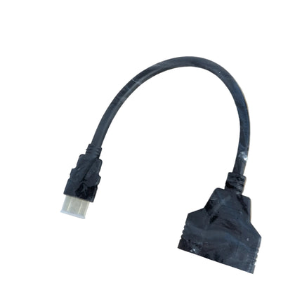 ZYuoo HDMI Cable - HDMI Splitter 1 in 2 Out/HDMI Splitter Adapter Cable HDMI Mal