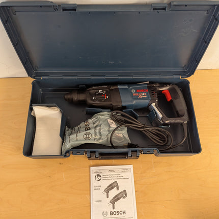 BOSCH GBH2-28L 1-1/8 in SDS-Plus Bulldog Xtreme Max Rotary Hammer, 8.5 Amp with Kickback Control & Vario-Lock