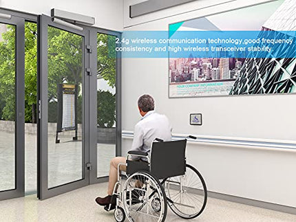 Olideauto 120B Automatic Door Opener for Swing Door with Wired Wireless 2-in-1 S