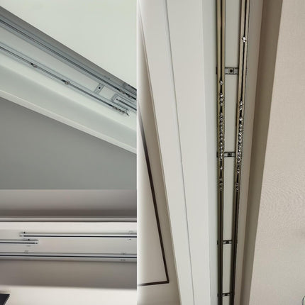 Curtain Double Tracks, Aluminium Curtain Rail Ceiling Track, Conjoined Double Tr
