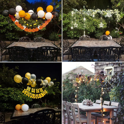 Hopesun Over The Table Rod Stand with Clamps 49-102" Adjustable Metal Balloon Ar