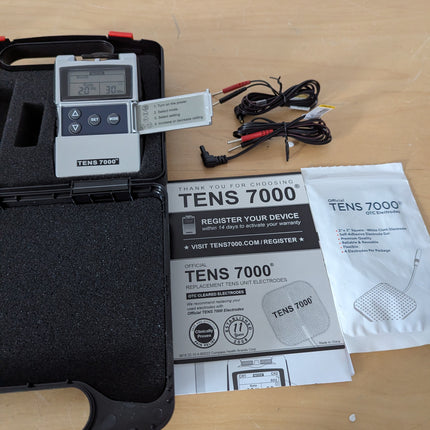 TENS 7000 Digital TENS Machine - for Back Pain, Neck Pain, General Pain Relief,