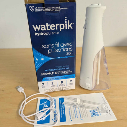 Waterpik Cordless Pulse Rechargeable Portable Water Flosser for Teeth, Gums, Bra