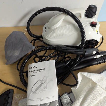 KROQO Steam Cleaner, Steamer with 23 Accessories, Powerful Multipurpose Portable