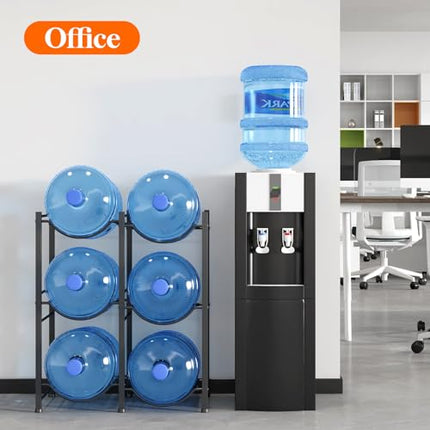 Lifewit 5 Gallon Jug Holder, 3 Tier Bottle Stand, Heavy Duty Dispenser Rack With