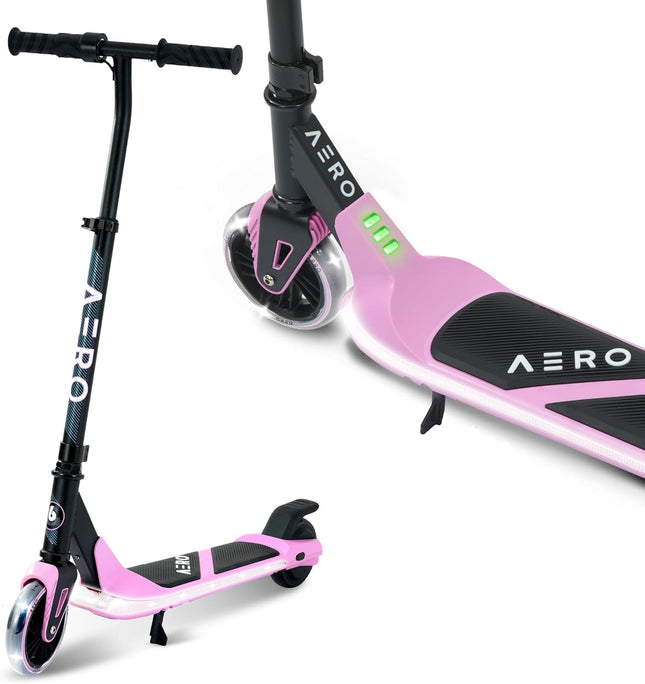 Aero iSporter Kids Electric Scooter | Hand Acceleraor & LED Lights | Electric sc