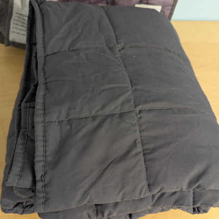 Weighted Idea Weighted Blanket for Adults (Dark Grey,60"x80",15lbs) Cooling Brea