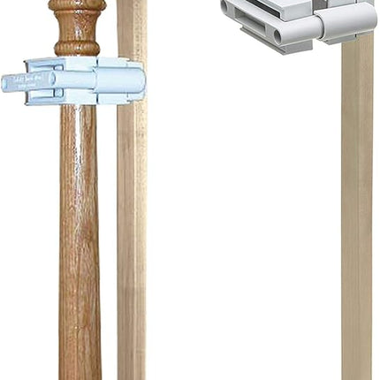 Safety Innovations No Hole Stairway Baby Gate Mounting Kit - Fits Posts from 2 3