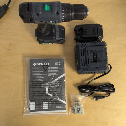 Denali by SKIL 18 V (20 V Max) Drill Driver Kit, Includes 2 x 2 Ah Lithium Batte